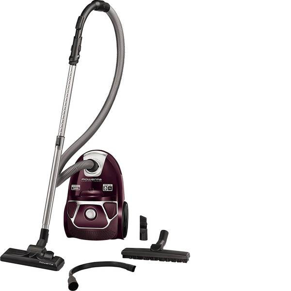 Aspirapolveri - Rowenta RO3969EA Compact Power Aspirapolvere con sacco 750 W Rosso mogano, Argento - Aspirapolveri - Rowenta RO3969EA Compact Power Aspirapolvere con sacco 750 W Rosso mogano, Argento -
