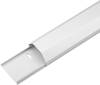 Goobay 90728 Canalina passacavi Canale flessibile (L x L x A) 1100 x 50 x 26 mm 1 pz. Bianco