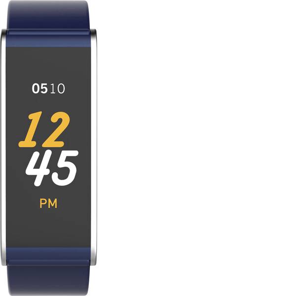 Dispositivi indossabili - Fitness Tracker MyKronoz ZEFIT4 Col. corpo: Blu Colore (braccialetto): Argento - Dispositivi indossabili - Fitness Tracker MyKronoz ZEFIT4 Col. corpo: Blu Colore (braccialetto): Argento -