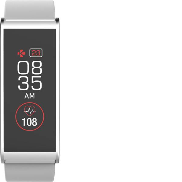 Dispositivi indossabili - Fitness Tracker MyKronoz ZEFIT4 HR Col. corpo: Bianco Colore (braccialetto): Argento - Dispositivi indossabili - Fitness Tracker MyKronoz ZEFIT4 HR Col. corpo: Bianco Colore (braccialetto): Argento -