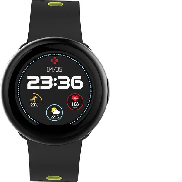 Dispositivi indossabili - Smartwatch MyKronoz ZEROUND2 HR PREMIUM Col. corpo: Argento Colore (braccialetto): Nero - Dispositivi indossabili - Smartwatch MyKronoz ZEROUND2 HR PREMIUM Col. corpo: Argento Colore (braccialetto): Nero -