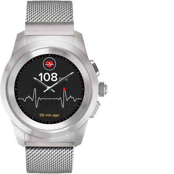 Dispositivi indossabili - Smartwatch MyKronoz ZETIME ELITE PETITE Col. corpo: Argento Colore (braccialetto): Argento - Dispositivi indossabili - Smartwatch MyKronoz ZETIME ELITE PETITE Col. corpo: Argento Colore (braccialetto): Argento -