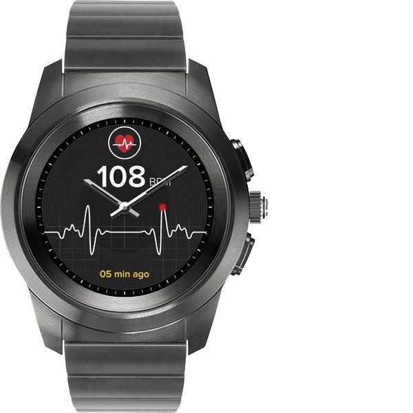 Dispositivi indossabili - Smartwatch MyKronoz ZETIME ELITE REGULAR Col. corpo: Nero/acciaio inox Colore (braccialetto): Argento - Dispositivi indossabili - Smartwatch MyKronoz ZETIME ELITE REGULAR Col. corpo: Nero/acciaio inox Colore (braccialetto): Argento -