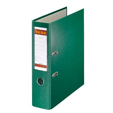 Leitz Raccoglitore Bene 80mm DIN A4 Werkstoff: Graupappe DIN A4 Larghezza dorso: 80 mm Verde 2 archetti 291400 GN