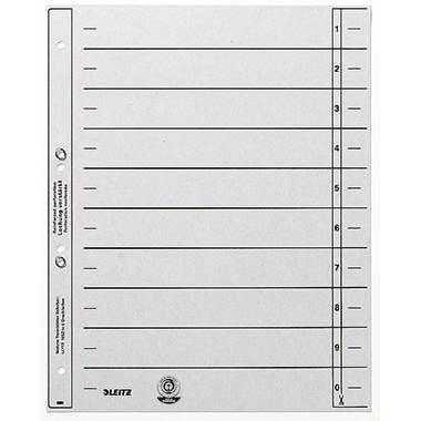 Leitz 16540085 scheda per indice Grigio-0