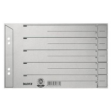 Leitz 16560085 divisore Cartoncino Grigio 1 pz-0