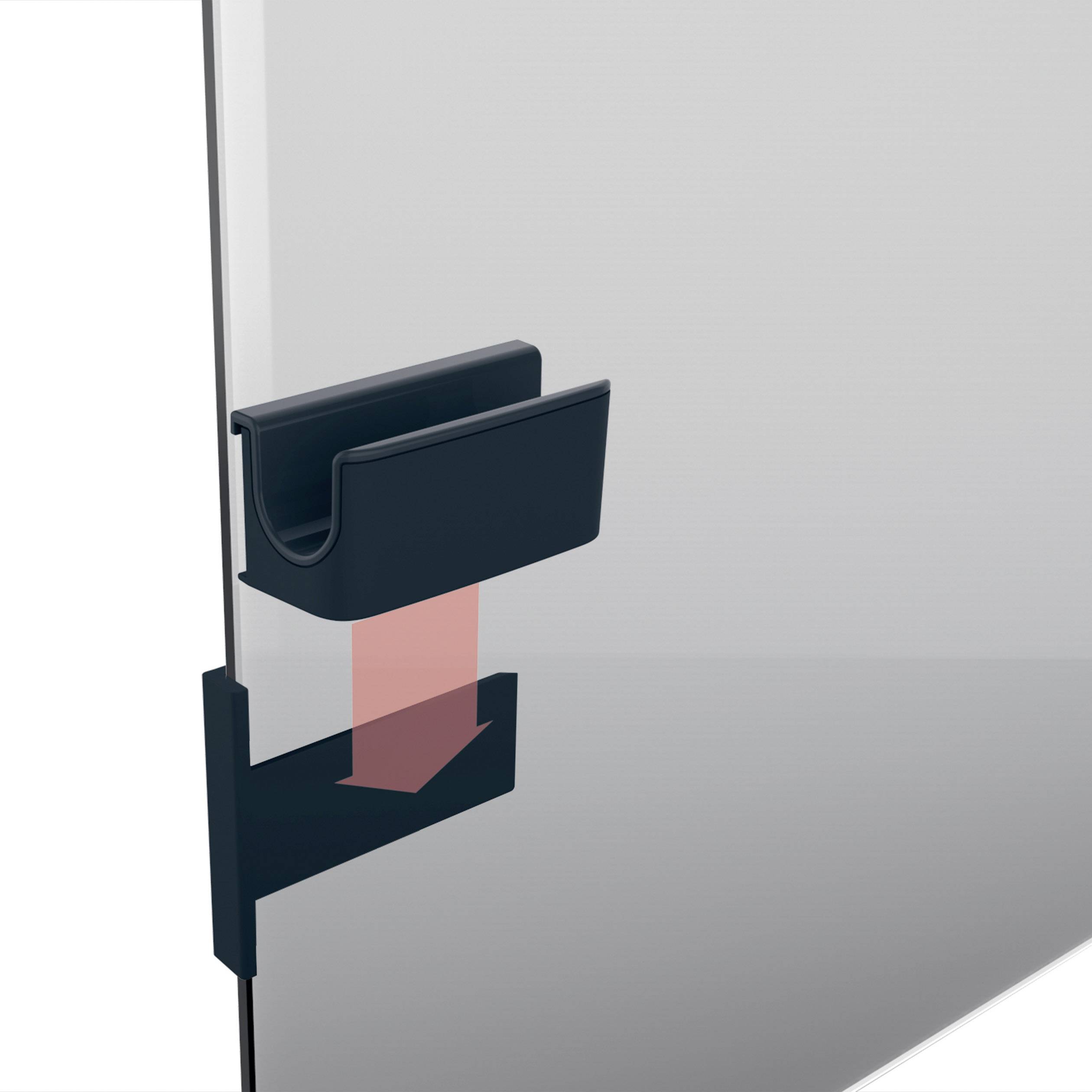 Portapenne con clip magnetica Sigel (L x A x P) 75 x 37 x 35 mm Antracite GL800-1