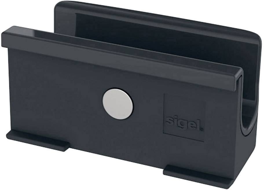 Portapenne con clip magnetica Sigel (L x A x P) 75 x 37 x 35 mm Antracite GL800-4