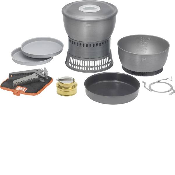 Fornelli da campeggio - Fornello da campeggio Esbit Spirit cookset CS2350WN Alluminio - Fornelli da campeggio - Fornello da campeggio Esbit Spirit cookset CS2350WN Alluminio -