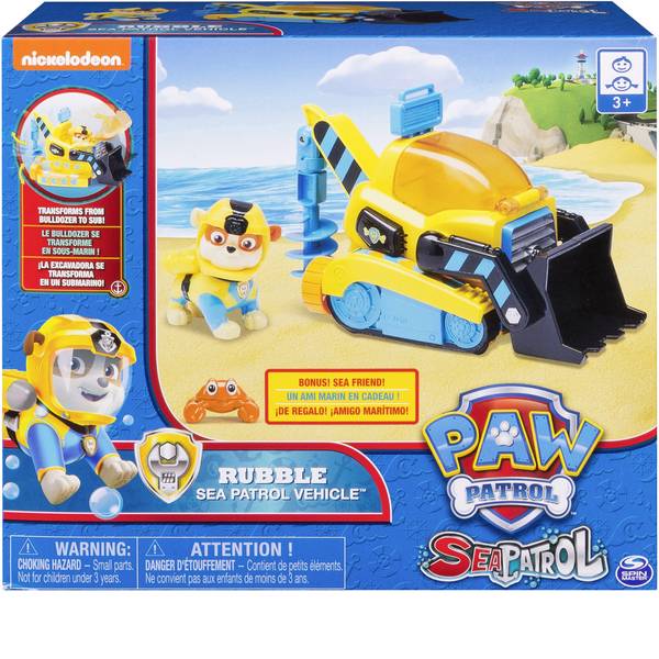 Veicoli senza telecomando - Spin Master Sea Patrol Rubble del veicolo - Veicoli senza telecomando - Spin Master Sea Patrol Rubble del veicolo -