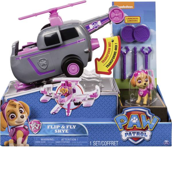 Veicoli senza telecomando - Spin Master Paw Patrol Flip and Fly Skye del veicolo - Veicoli senza telecomando - Spin Master Paw Patrol Flip and Fly Skye del veicolo -