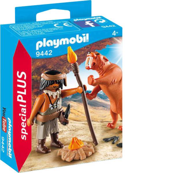 Personaggi da gioco - Neandertaler play mobile con denti sciabola Tiger - Personaggi da gioco - Neandertaler play mobile con denti sciabola Tiger -