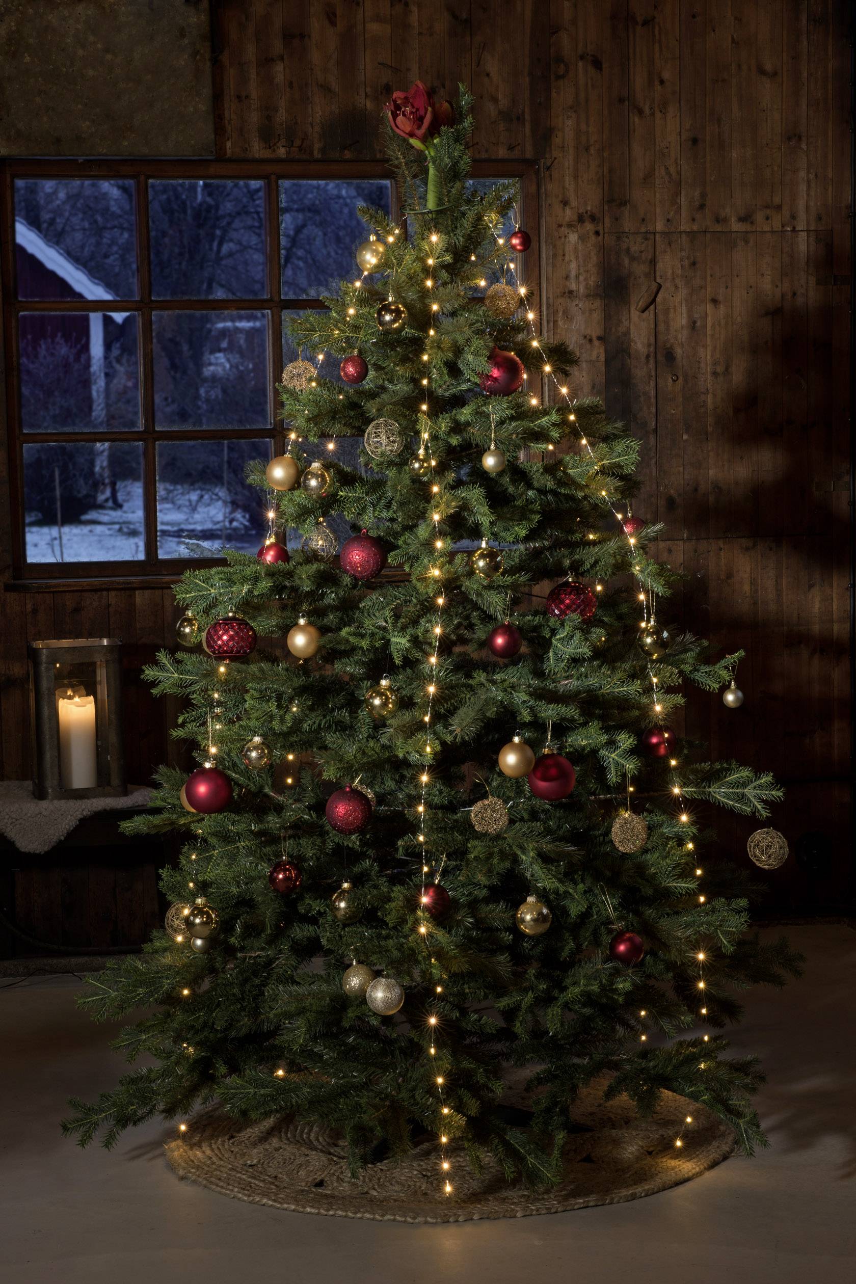 Mantello Di Luci Per Albero Di Natale.Konstsmide 6379 890 Mantello Di Luci Led Per Albero Gocce Interno Rete Elettrica Ebay