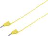 VOLTCRAFT MSB-200 Cavo di misura Spina a banana 2 mm Spina a banana 2 mm 0.90 m Giallo 1 pz.