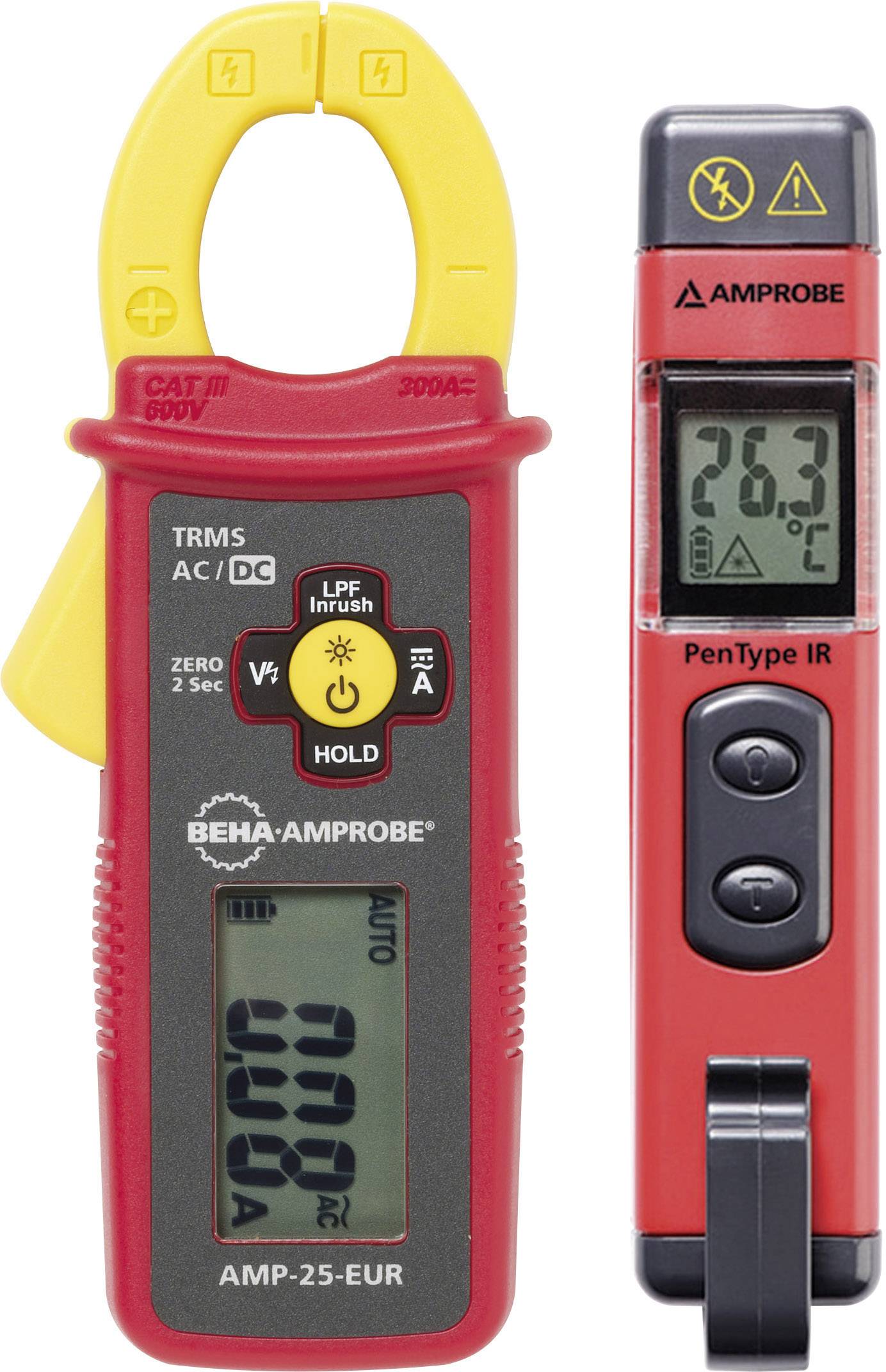 Beha Amprobe AMP-25-EUR - IR-450-EUR Pinza amperometrica digitale CAT III 600 V Display (Counts): 6000-0