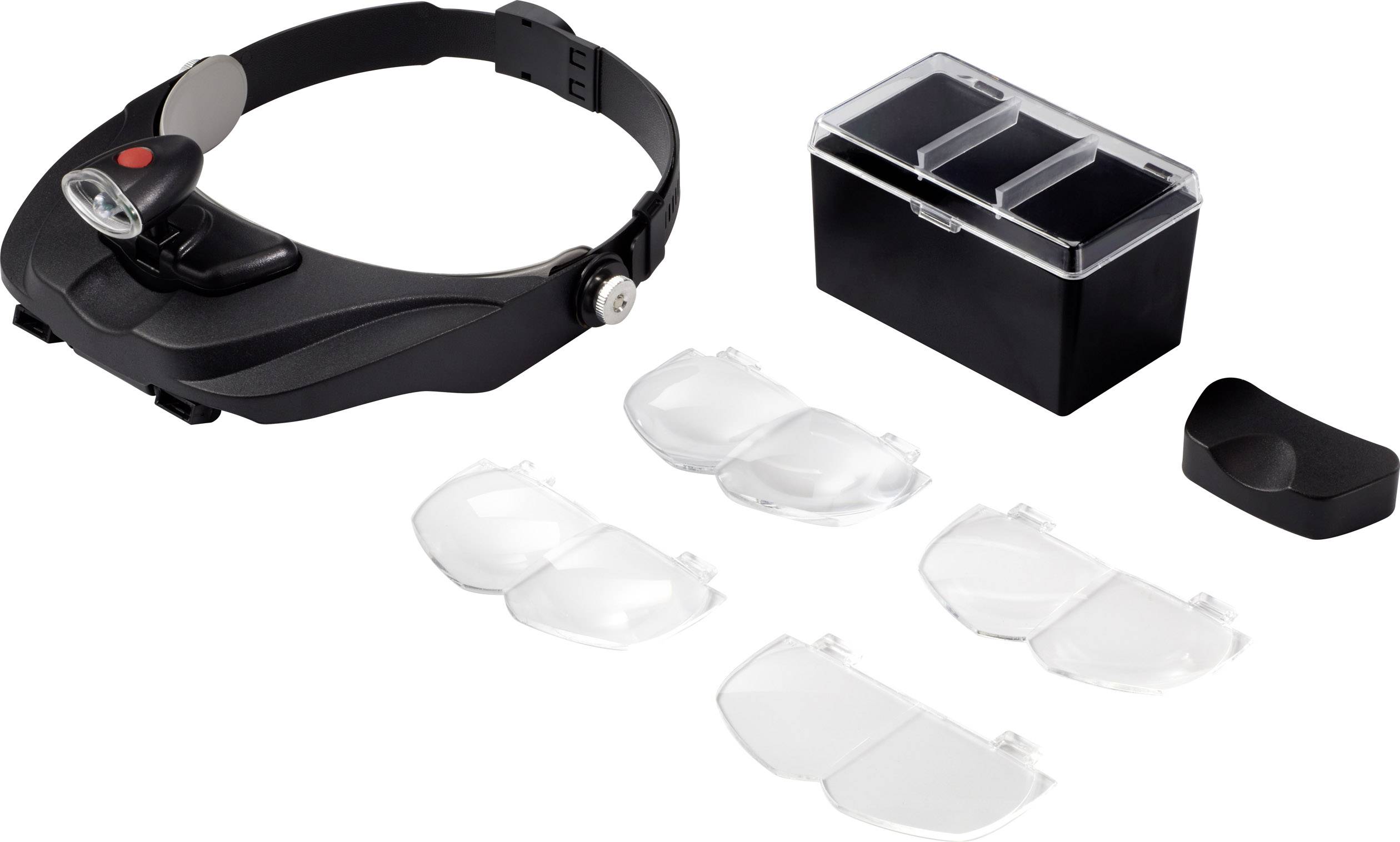 TOOLCRAFT TO5137809 Lente d'ingrandimento da testa con illuminazione