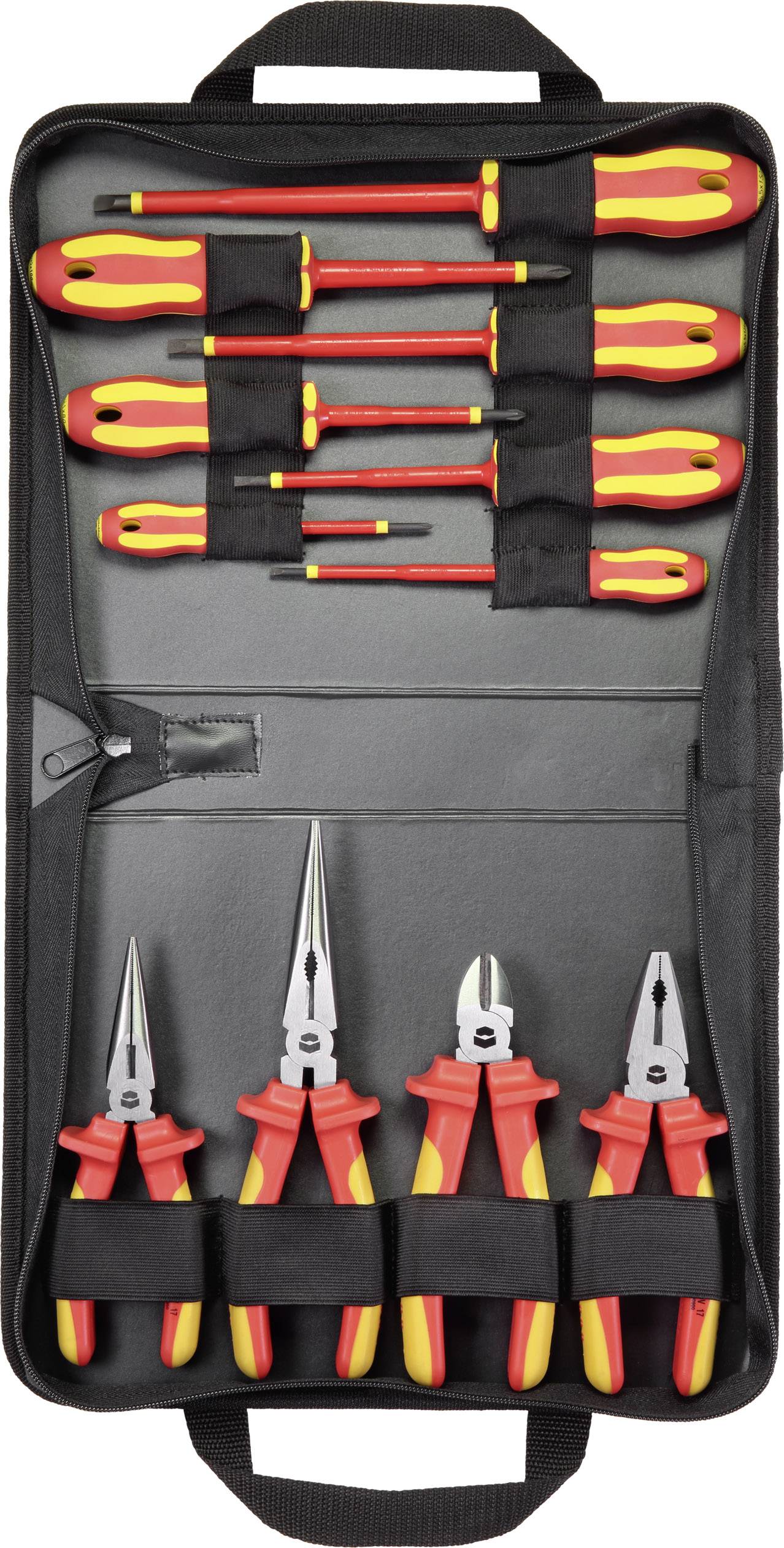 TOOLCRAFT TO5137995 Kit utensili VDE in custodia 11 parti Conrad.it