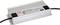 Driver LED di Mean Well, modello HLG-480H-54A, con involucro in alluminio e connessioni a cavo. Adatto per applicazioni industriali.