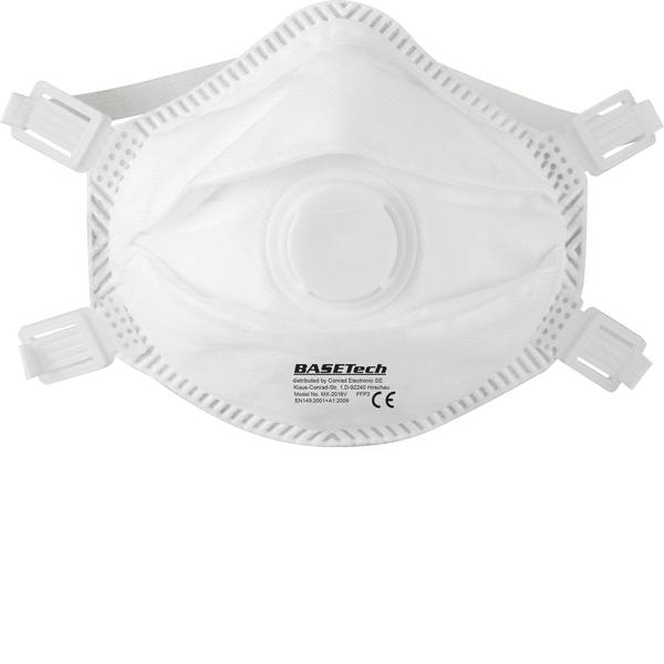 Maschere per polveri fini - Basetech BT-1715162 Mascherina antipolvere con valvola FFP3 10 pz. - Maschere per polveri fini - Basetech BT-1715162 Mascherina antipolvere con valvola FFP3 10 pz. -