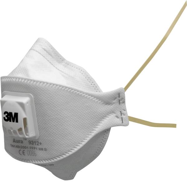 Maschere per polveri fini - 3M 9312+SV Mascherina antipolvere con valvola FFP1 D 5 pz. - Maschere per polveri fini - 3M 9312+SV Mascherina antipolvere con valvola FFP1 D 5 pz. -