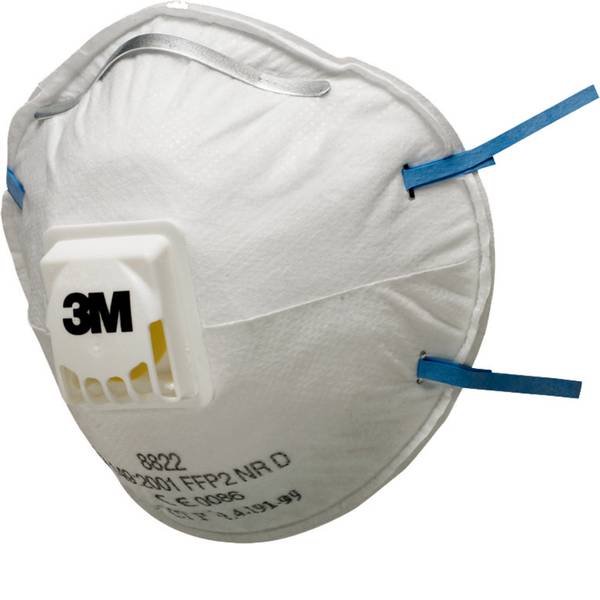 Maschere per polveri fini - 3M 8822SV Mascherina antipolvere con valvola FFP2 5 pz. - Maschere per polveri fini - 3M 8822SV Mascherina antipolvere con valvola FFP2 5 pz. -