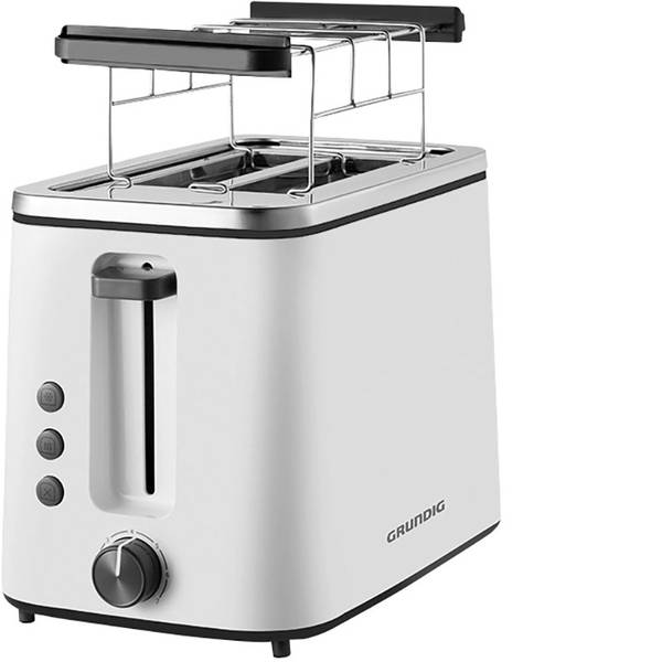 Tostapane - Grundig TA 5860 Tostapane Con griglia scaldabriosche Bianco, Nero - Tostapane - Grundig TA 5860 Tostapane Con griglia scaldabriosche Bianco, Nero -