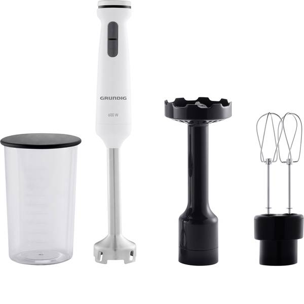 Frullatori a immersione - Grundig BL 6860 Frullatore ad immersione 600 W con Shaker, Sbattitore Bianco, Nero - Frullatori a immersione - Grundig BL 6860 Frullatore ad immersione 600 W con Shaker, Sbattitore Bianco, Nero -