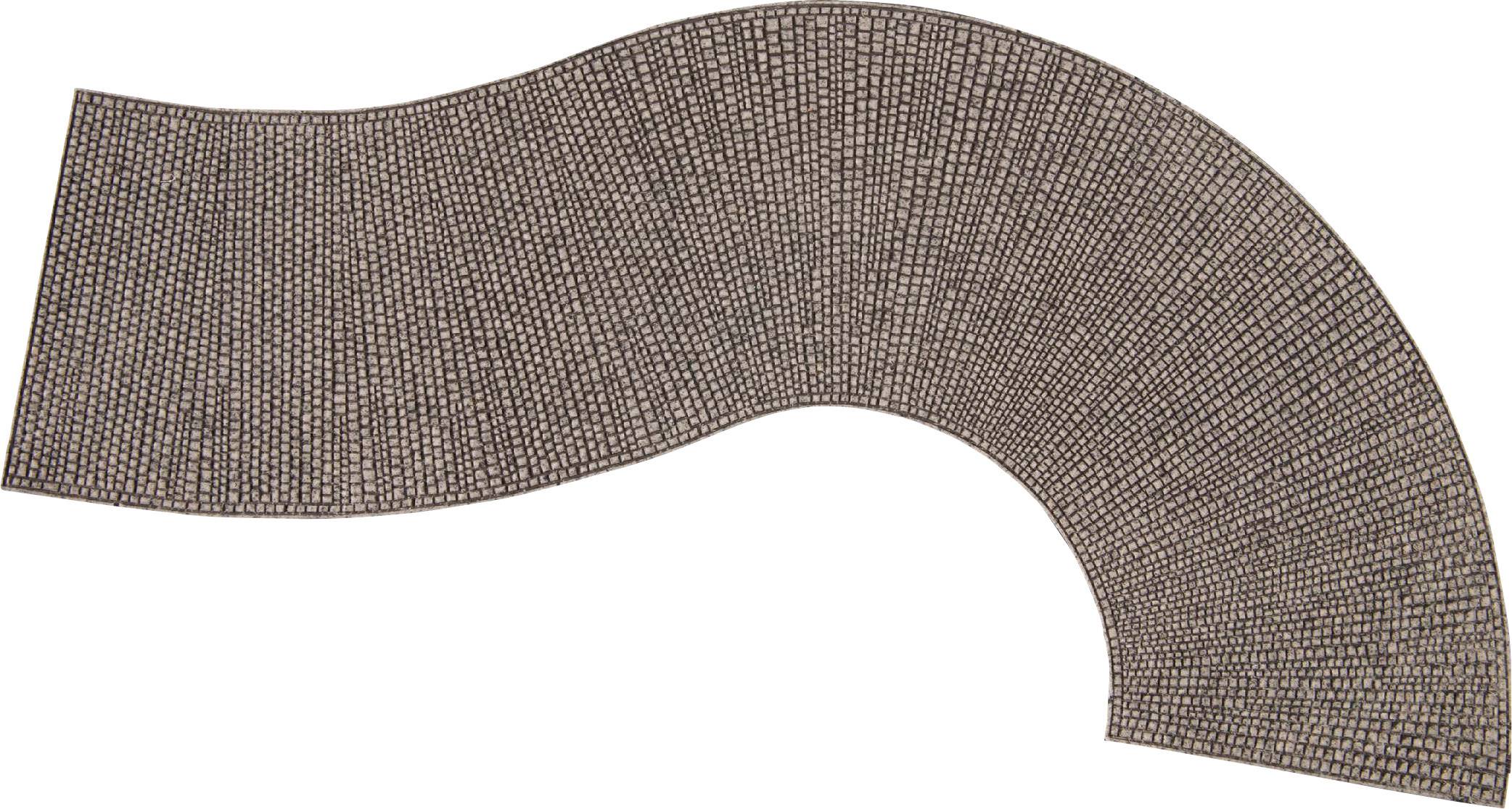 Un motivo a griglia rettangolare ondulato con linee sottili ed uniformi che raffigura una forma tridimensionale simile a un'onda.