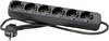 Kopp 120615007 Multipresa 6 scomparti Nero Schuko 1 pz.