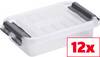 Helit Contenitore multiuso Q-line Trasparente 200 l (L x A x P) 77 x 30 x 118 mm 12 pz.