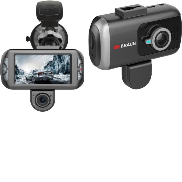 Dashcam - Braun Germany B-Box T7 Dashcam con GPS Max. angolo di visuale orizzontale=170 ° Microfono - Dashcam - Braun Germany B-Box T7 Dashcam con GPS Max. angolo di visuale orizzontale=170 ° Microfono -