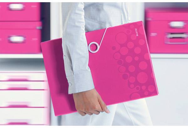 Leitz Archivio a soffietto 4589-00-23 Rosa 1 pz.-1