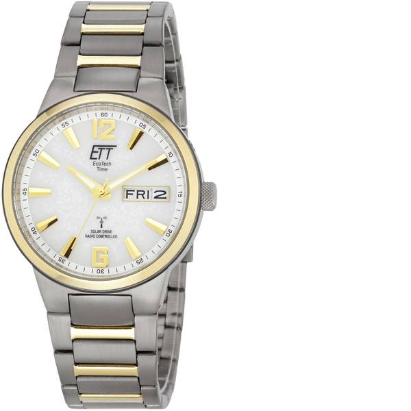 Orologi da polso - Radiocontrollato, Solare Orologio da polso EGT-11322-11M (Ø x A) 40 mm x 11 mm Argento, Oro Materiale cassa=Titanio - Orologi da polso - Radiocontrollato, Solare Orologio da polso EGT-11322-11M (Ø x A) 40 mm x 11 mm Argento, Oro Materiale cassa=Titanio -