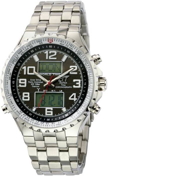 Orologi da polso - Radiocontrollato, Solare Cronografo EGS-11328-81M (Ø x A) 45 mm x 14 mm Argento Materiale cassa=Acciaio inox Materiale - Orologi da polso - Radiocontrollato, Solare Cronografo EGS-11328-81M (Ø x A) 45 mm x 14 mm Argento Materiale cassa=Acciaio inox Materiale -