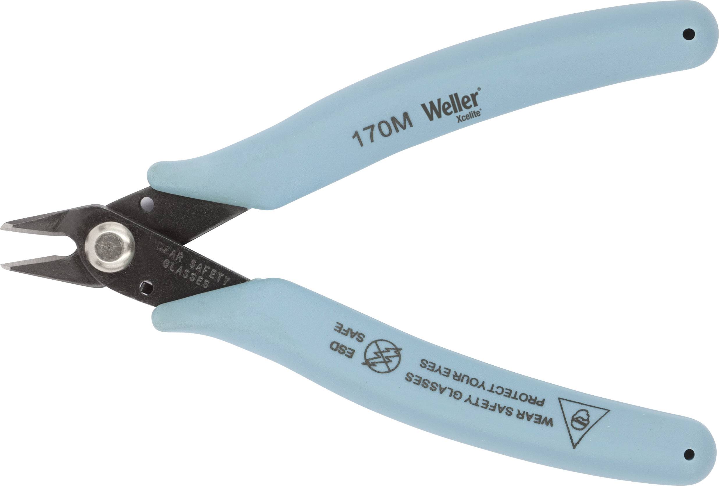 Tronchese laterale blu con la scritta '170M Weller', adatta per tagli precisi in applicazioni elettroniche.