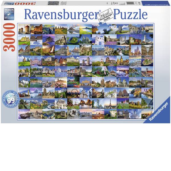 Puzzle - Ravensburger Puzzle - 99 è bellissimo Places in Europe - Puzzle - Ravensburger Puzzle - 99 è bellissimo Places in Europe -