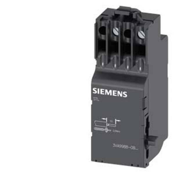 Siemens 3VA9988-0BL20 Sganciatore 1 pz. Tens.comm.max: 600 V/AC (L x A x P) 25.7 x 65.1 x 31.2 mm