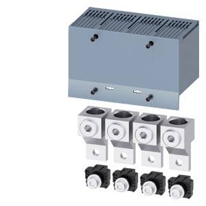 Contenitore metallico montato a parete con quattro valvole quadrate e quattro manopole rotonde sottostanti. Componenti elettronici di controllo.