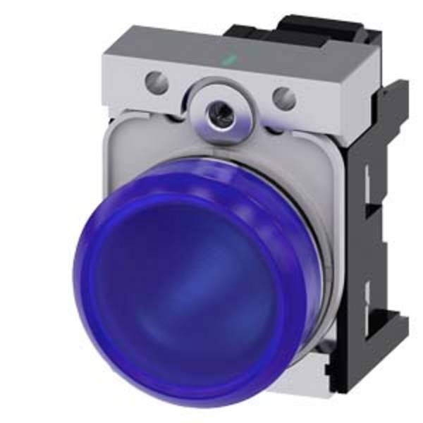 Siemens 3SU1152-6AA50-3AA0 Spia luminosa  con elemento LED   24 V DC/AC 1 pz.
