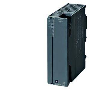 Un dispositivo elettronico grigio, rettangolare con la scritta 'CP 341' sul lato frontale, probabilmente un componente industriale.
