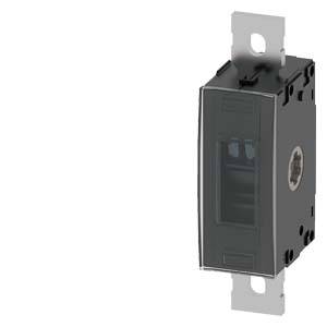 Un interruttore a levetta nero con involucro rettangolare e elementi di fissaggio argentati alle estremità, per impianti elettrici.