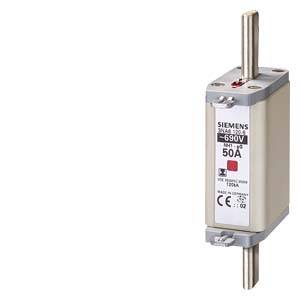 Un inserto fusibile cilindrico Siemens per 690V, 50A. Adatto per protezioni elettriche in applicazioni industriali.
