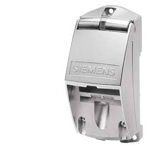 Coperchio per prese Siemens in argento per esterno. Robusto e resistente alle intemperie, per proteggere i collegamenti elettrici.