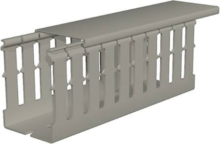 Weidmüller 2588700000 Canale porta cavi (L x L x A) 2 m x 60 mm x 80 mm 12 pz. Grigio