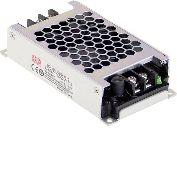 Convertitori di tensione DC/DC - Mean Well RSD-30G-5 Convertitore DC/DC 12 V/DC, 24 V/DC, 36 V/DC - 5 V/DC/6 A 30 W - Convertitori di tensione DC/DC - Mean Well RSD-30G-5 Convertitore DC/DC 12 V/DC, 24 V/DC, 36 V/DC - 5 V/DC/6 A 30 W -