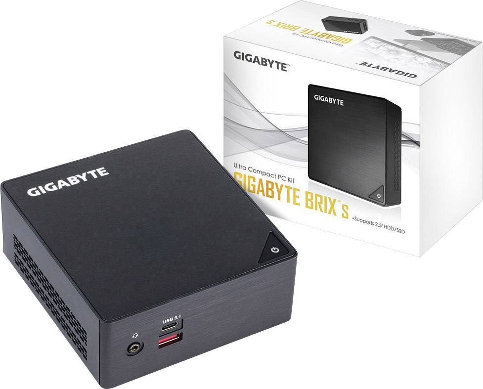 Gigabyte Barebone BRIX BPCE-3455 Intel J3455 Intel® Celeron® J3455 Intel HD Graphics 620 GB-BPCE-3455 (rev. 1.0)-0