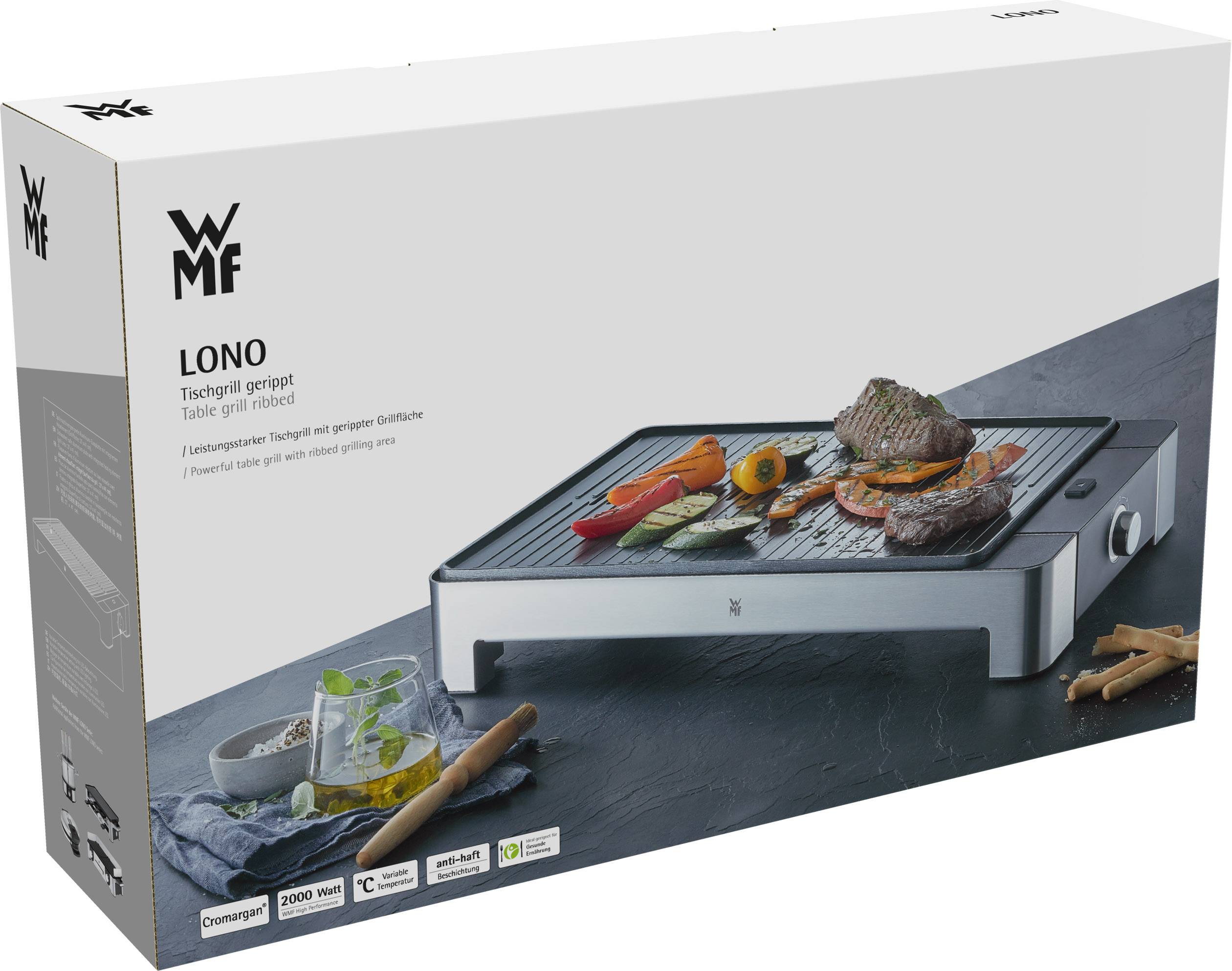 WMF 0415330011. Leistung: 2000 W, AC Eingangsspannung: 220 - 240, AC Eingangsfrequenz: 50 - 60. Breite: 285 mm, Tiefe: 4-5
