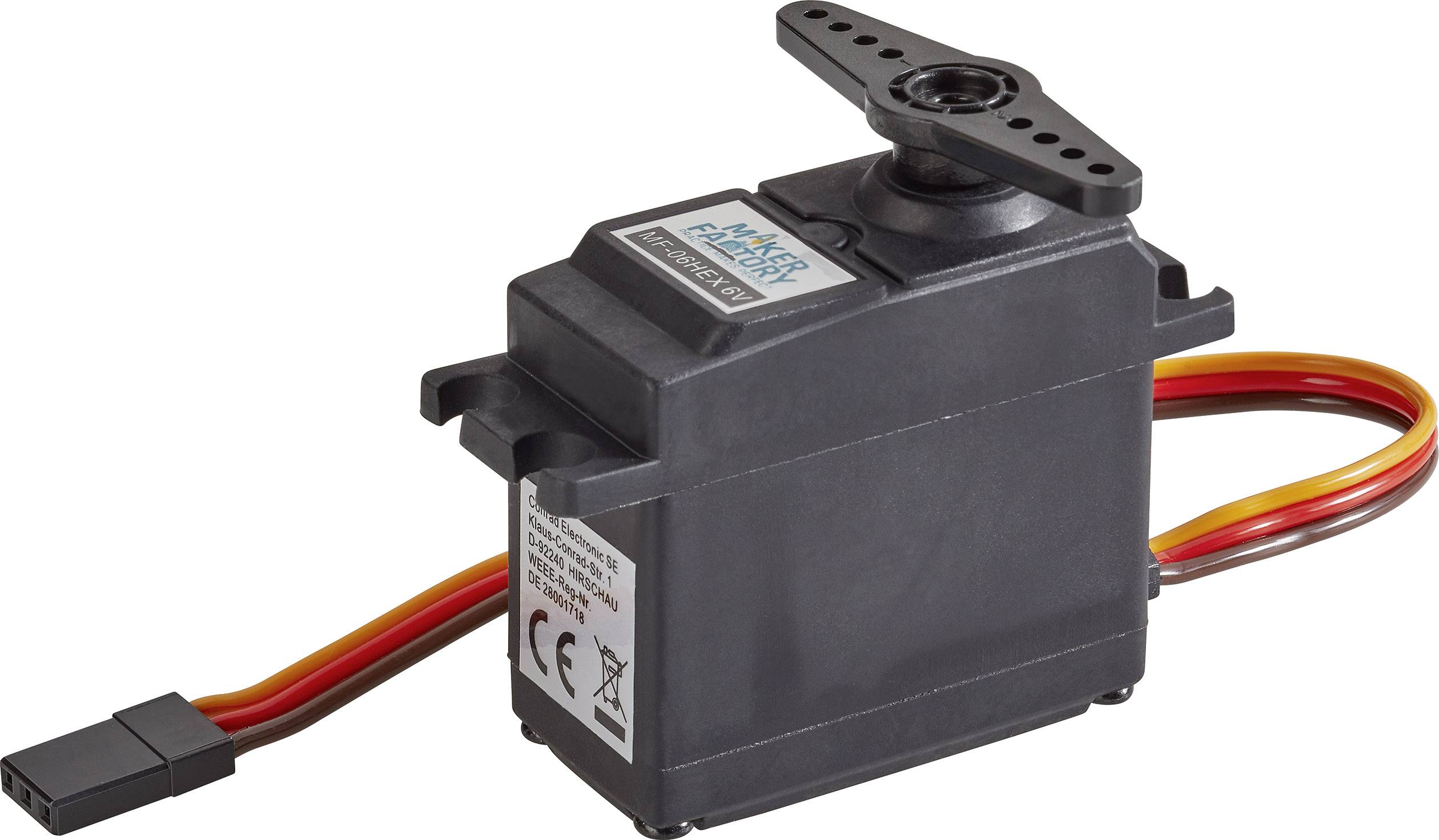 MAKERFACTORY Servo per robot Servo MF06 S06NF STD Conrad.it