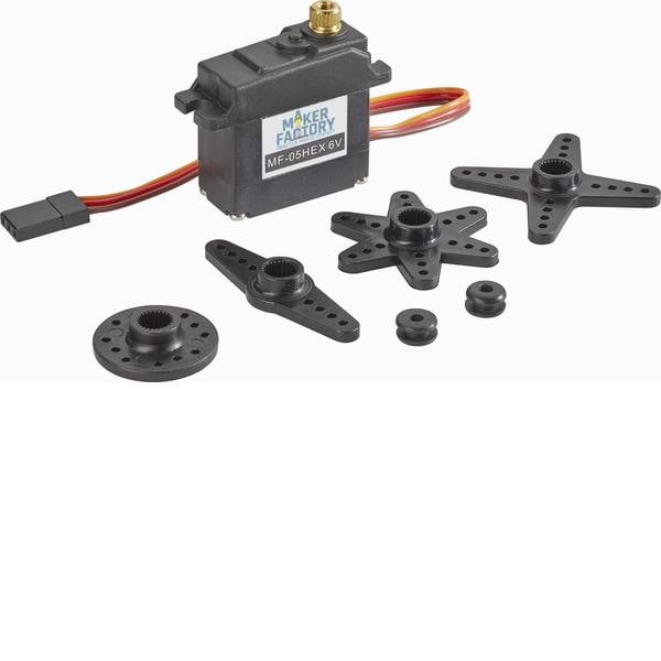 Robot in kit di montaggio - MAKERFACTORY Servo per robot SERVO MF-05 S05NF STD - Robot in kit di montaggio - MAKERFACTORY Servo per robot SERVO MF-05 S05NF STD -