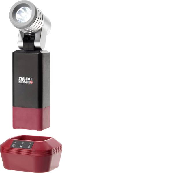 Torce con batterie ricaricabili - Staudte-Hirsch 553000 Lampada portatile a batteria SH-5.300 Nero, Rosso, Argento LED 9 h - Torce con batterie ricaricabili - Staudte-Hirsch 553000 Lampada portatile a batteria SH-5.300 Nero, Rosso, Argento LED 9 h -